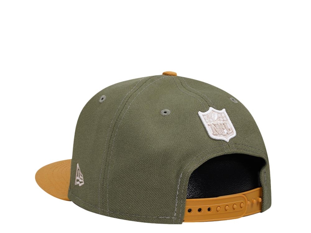 New Era Miami Dolphins Olive Two Tone Edition 9Fifty Snapback Casquette