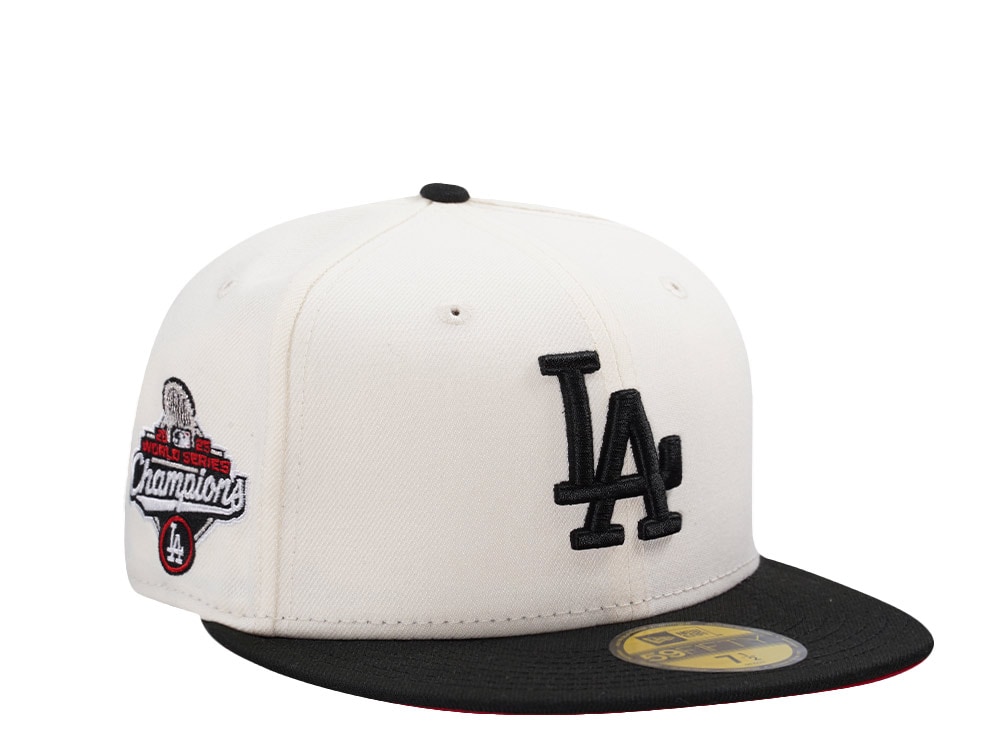 New Era Los Angeles Dodgers World Series Champions 2025 Chrome Two Tone Edition 59Fifty Fitted Casquette