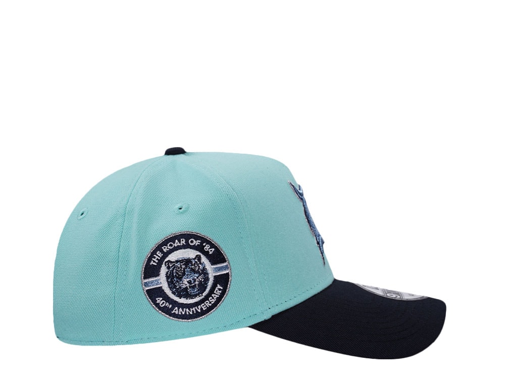 New Era Detroit Tigers 40th Anniversary Glacier Two Tone Edition 9Forty A Frame Snapback Casquette