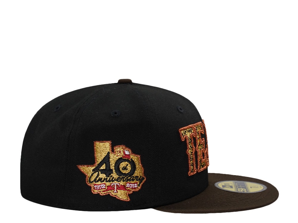 New Era Texas Rangers 40th Anniversary Walnut Two Tone Edition 59Fifty Fitted Casquette