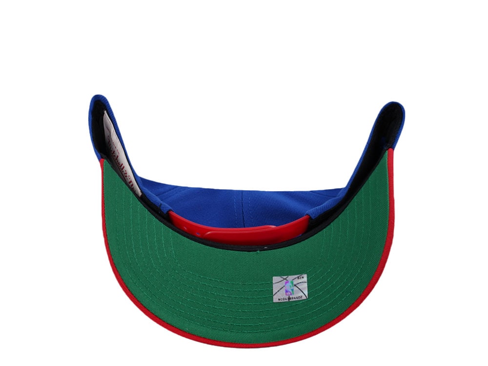 Mitchell & Ness Denver Nuggets Hardwood Classic Pro Crown Fit Blue Snapback Casquette