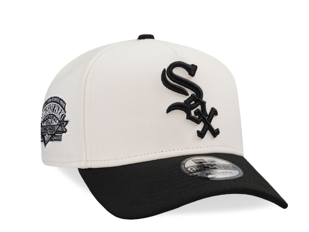 New Era Chicago White Sox Comiskey Park Chrome Two Tone Edition 9Forty A Frame Snapback Casquette
