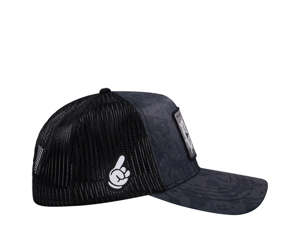 Capslab Disney Mickey Mouse Black Grey Trucker Snapback Casquette