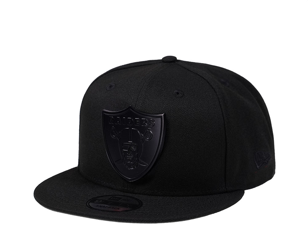 New Era Las Vegas Raiders Black Metal Patch Edition 9Fifty Snapback Casquette