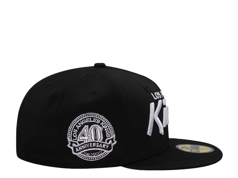 New Era Los Angeles Kings 40th Anniversary Script Prime Edition 59Fifty Fitted Casquette