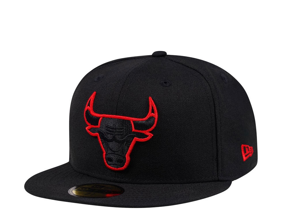 New Era Chicago Bulls Red Pop Edition 59Fifty Fitted Casquette