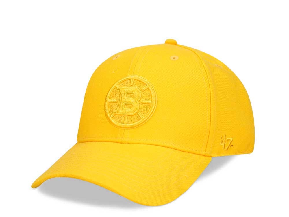 47Brand Boston Bruins Yellow Gold MVP Snapback Casquette
