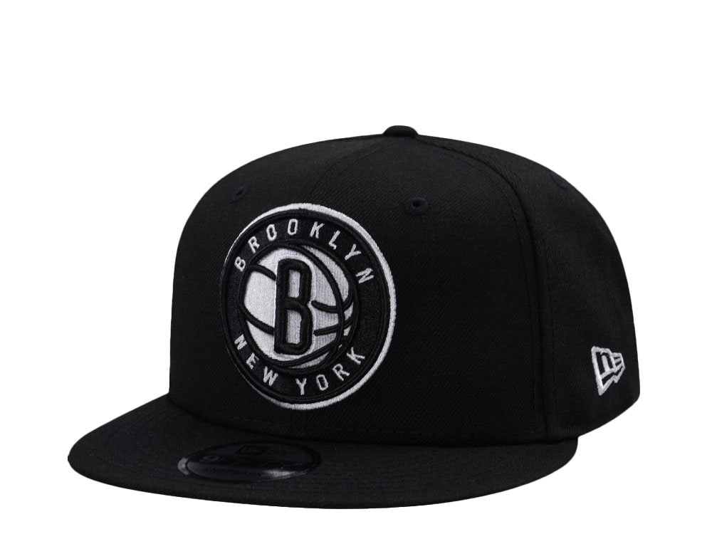 New Era Brooklyn Nets Black Prime Edition 9Fifty Snapback Casquette