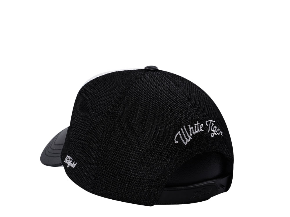 Hatfield White Tiger Black White Trucker Snapback Casquette