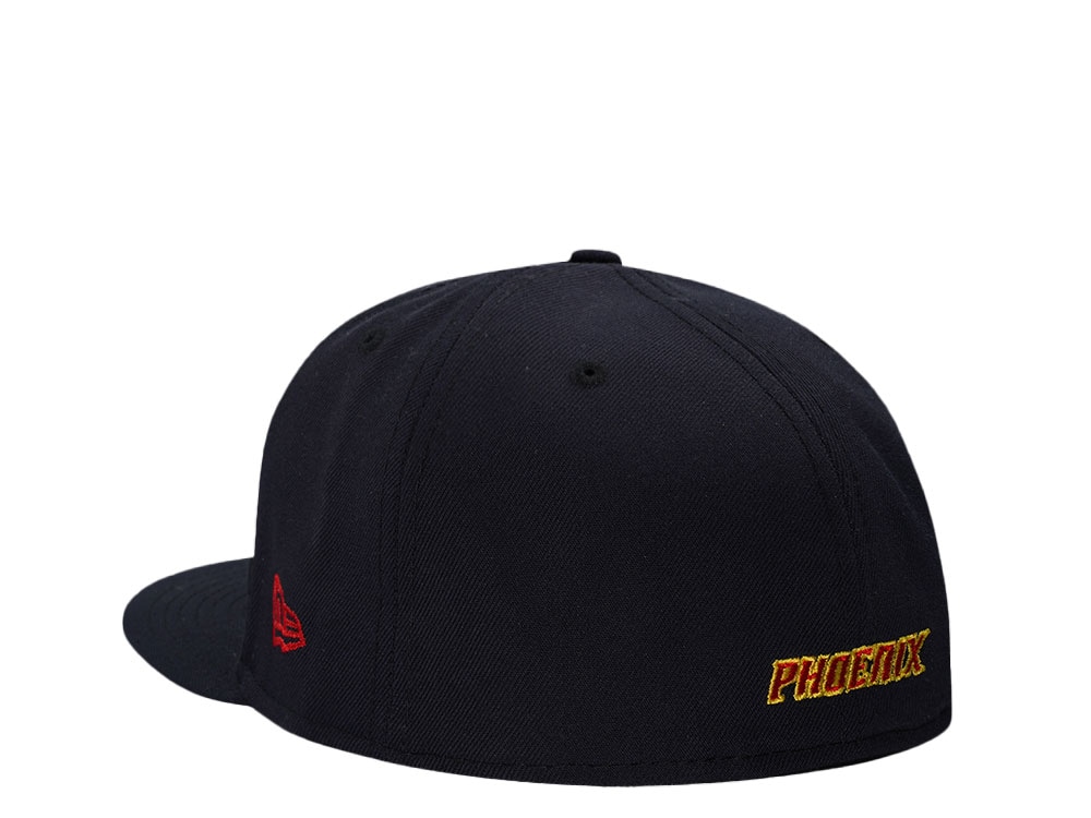 New Era Pheonix Suns Valley Script Navy Classic Edition 59Fifty Fitted Casquette