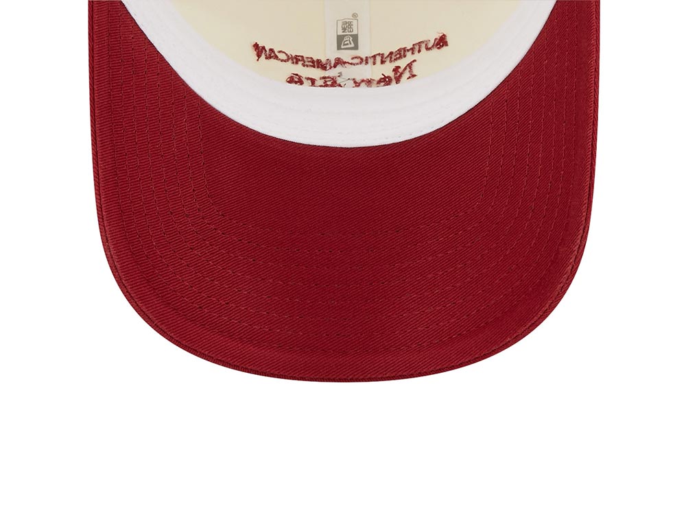 New Era Est. 1920 Contrast Stone Merlot Two Tone 9Twenty Strapback Casquette