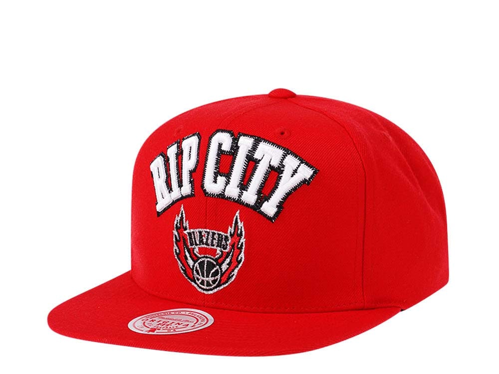 Mitchell & Ness Portland Trail Blazers HWC Zig Zag Satin Undervisor Snapback Casquette