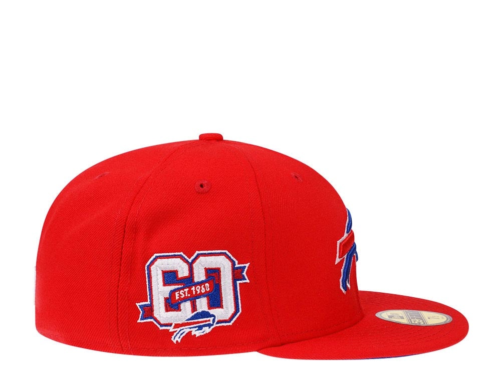 New Era Buffalo Bills 60th Anniversary Red Edition 59Fifty Fitted Casquette