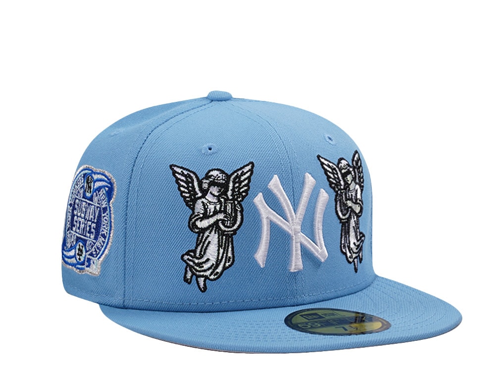 New Era New York Yankees Subway Series Angel Sky Blue Prime Edition 59Fifty Fitted Casquette