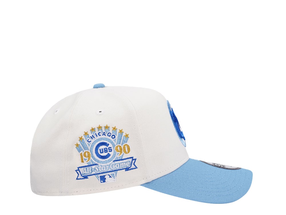 New Era Chicago Cubs All Star Game 1990 Ice Blue Edition 9Forty A Frame Snapback Casquette