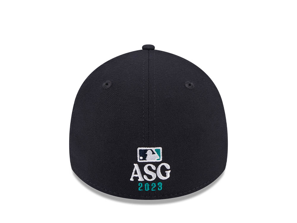 New Era Seattle Mariners All Star Game 2023 Patch E1 Navy 39Thirty Stretch Casquette