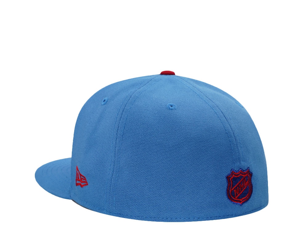 New Era New York Rangers 100th Anniversary Blue Prime Edition 59Fifty Fitted Casquette