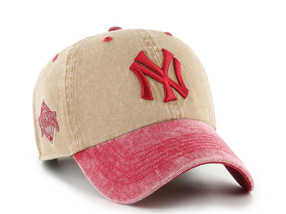 47Brand New York Yankees Cooperstown Khaki Eldin Edition Clean Up Strapback Casquette