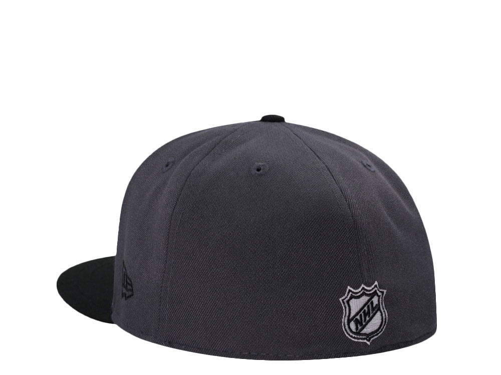 New Era Vegas Golden Knights Inaugural Season 2017 Graphite Skull Two Tone Edition 59Fifty Fitted Casquette