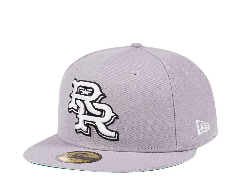New Era Round Rock Express Gray Throwback Edition 59Fifty Fitted Casquette