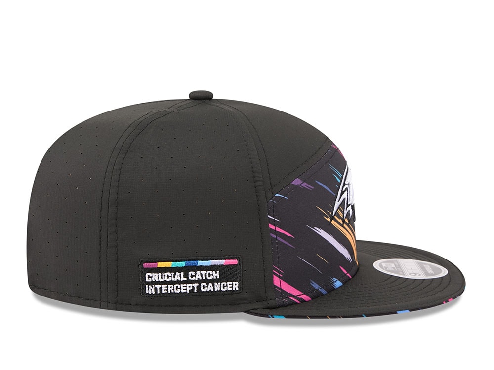 New Era Baltimore Ravens Crucial Catch 2026 Black Edition 9Fifty Split Panel Snapback Casquette
