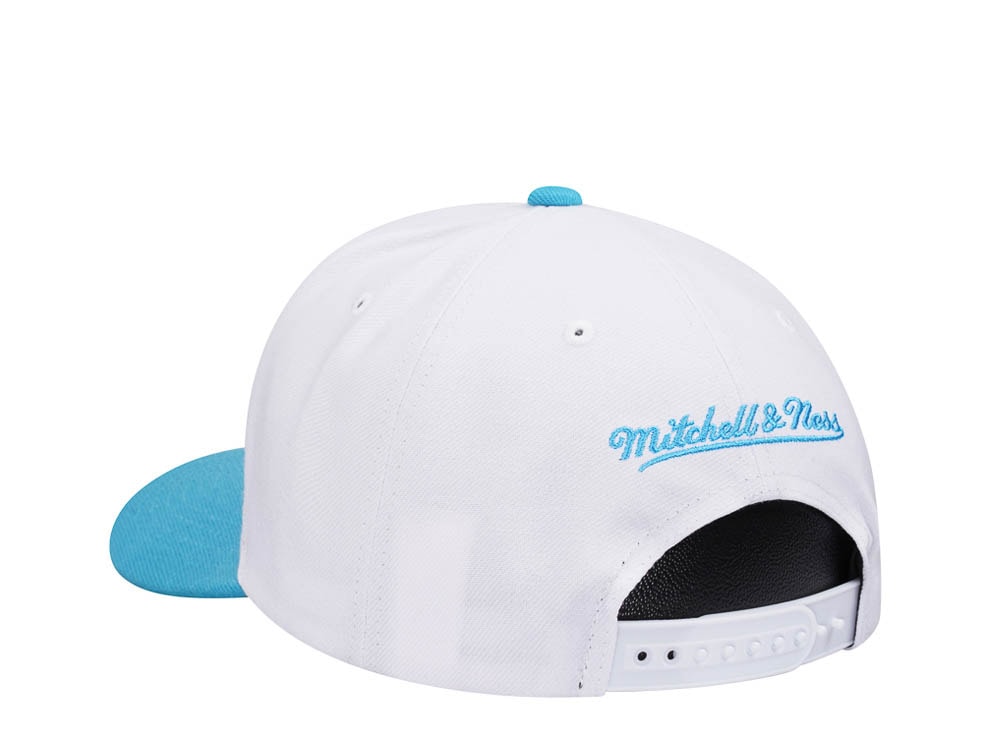 Mitchell & Ness Utah Jazz Team Two Tone 2.0 Pro White Snapback Casquette