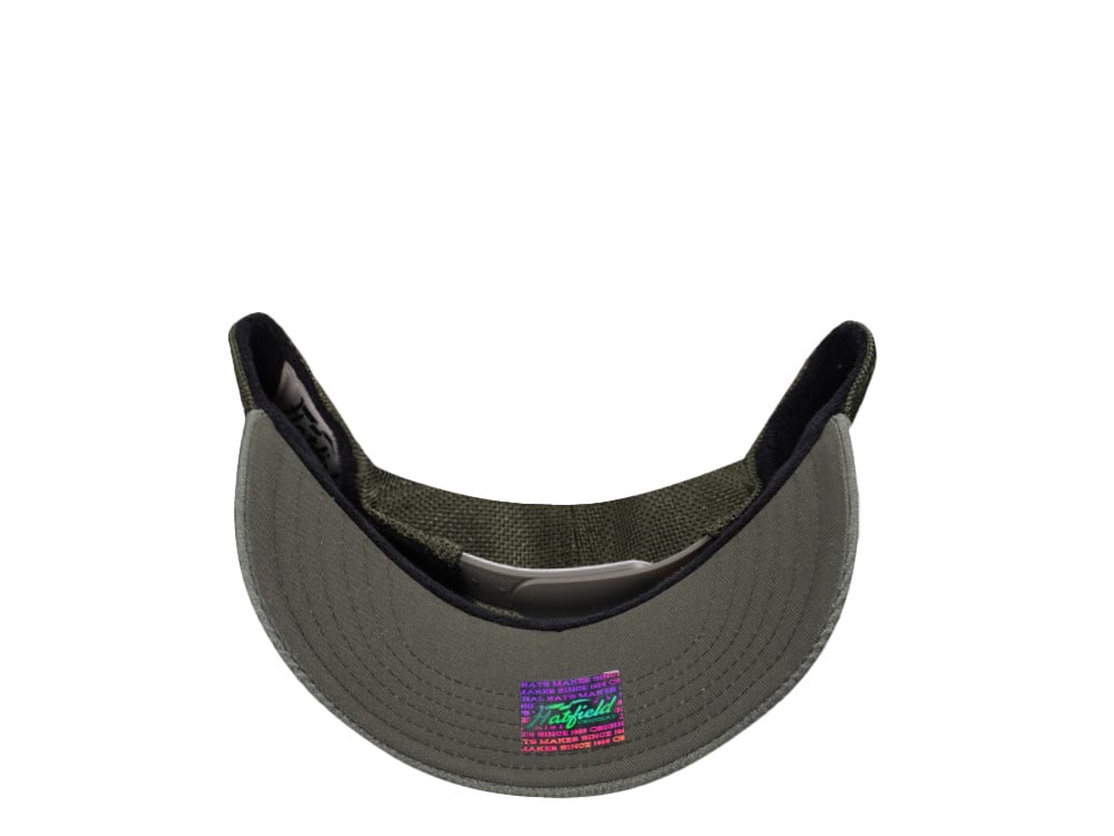 Hatfield Soft Lime Ivory Dark Green Trucker Snapback Casquette