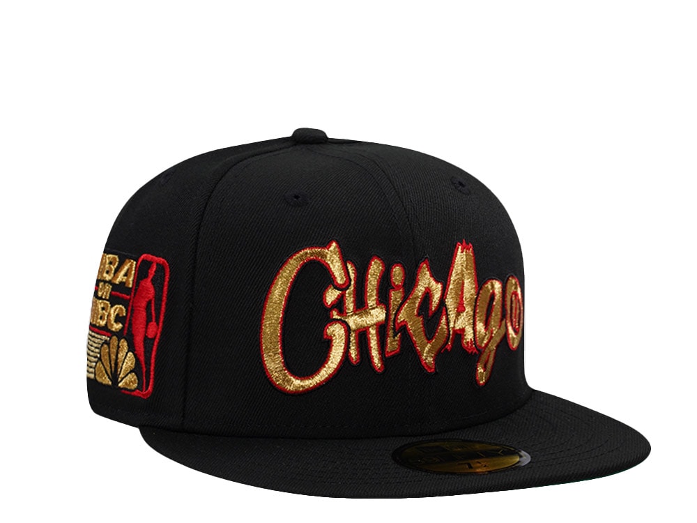 New Era Chicago Bulls NBA on NBC Black Prime Edition 59Fifty Fitted Casquette