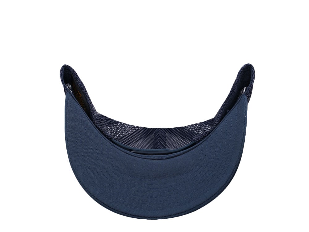 Yupoong Basic Navy Retro Trucker Snapback Casquette