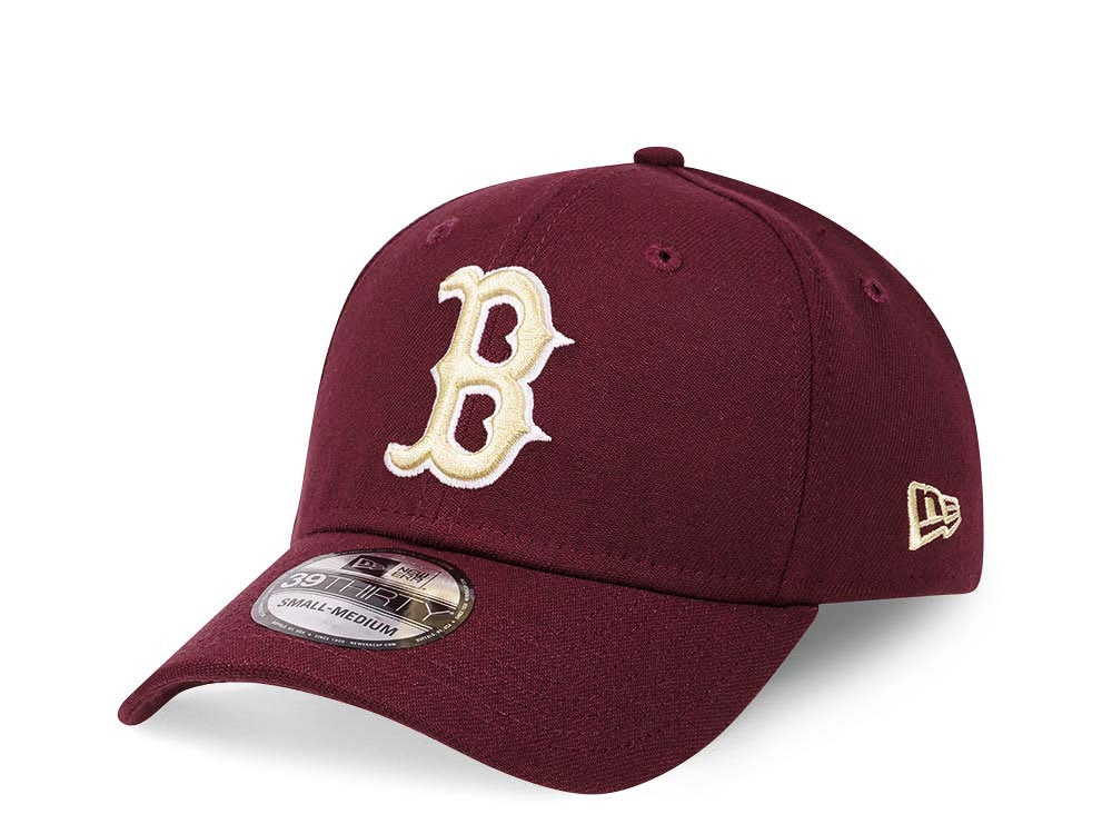 New Era Boston Red Sox Maroon Edition 39Thirty Stretch Casquette