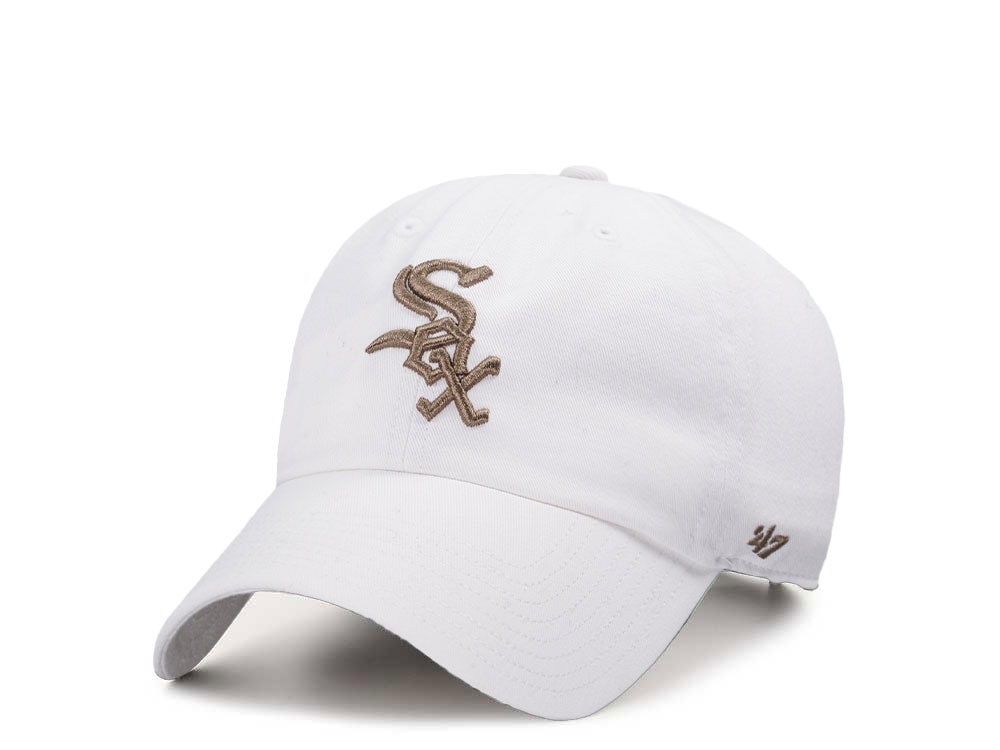 47Brand Chicago White Sox Classic White Clean up Snapback Casquette