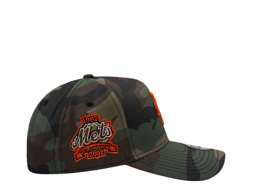 New Era New York Mets 40th Anniversary Camo Edition 9Forty A Frame Snapback Casquette