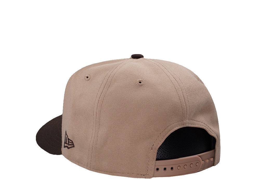 New Era Los Angeles Dodgers Back to Back Camel Two Tone Edition 9Fifty A Frame Snapback Casquette