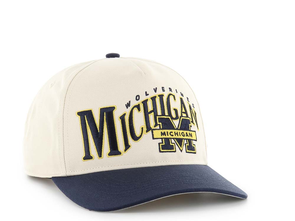 47Brand Michigan Wolverines Natural Wave Hitch Snapback Casquette