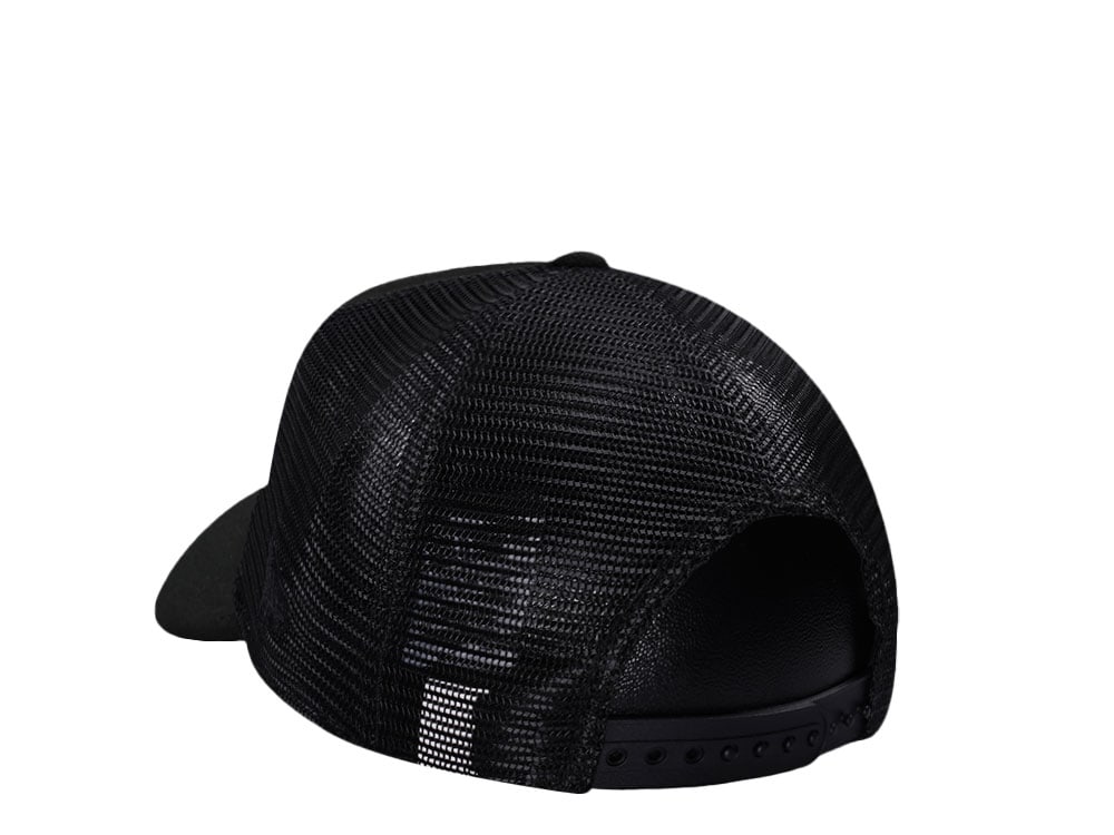New Era New England Patriots Black Foam Trucker 9Forty A Frame Snapback Casquette