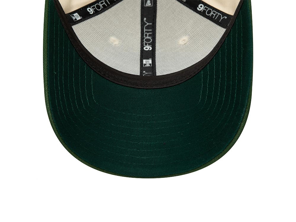 New Era Oakland Athletics Cream Two Tone Edition 9Forty Strapback Casquette