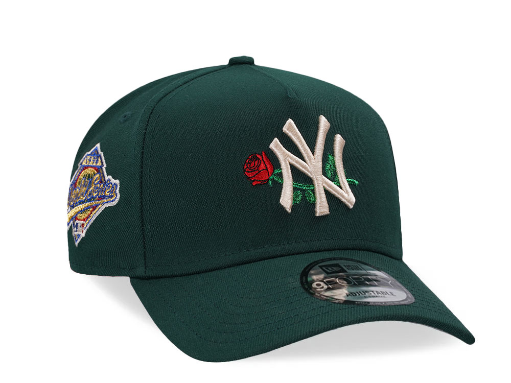 New Era New York Yankees World Series 1996 Green Rose 9Forty A Frame Snapback Casquette