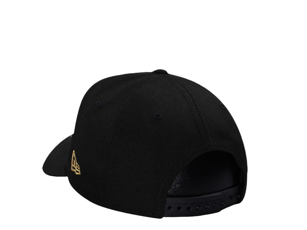 New Era Anaheim Angels Angels Stadium Black Gold 9Forty A Frame Snapback Casquette