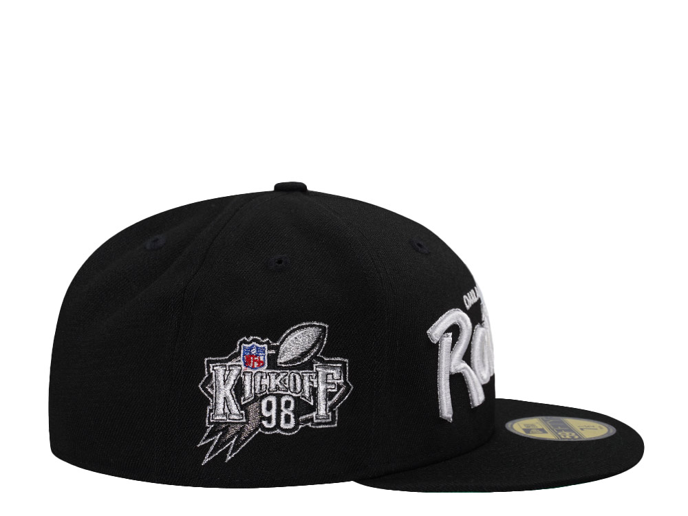 New Era Oakland Raiders 98 Kick Off Black Prime Edition 59Fifty Fitted Casquette
