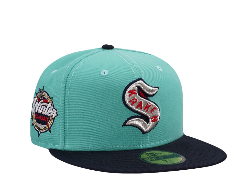 New Era Seattle Kraken Winter Classic 2024 Two Tone Edition 59Fifty Fitted Casquette