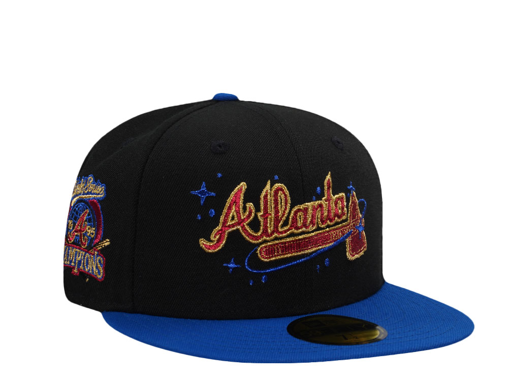 New Era Atlanta Braves World Series Champions 1995 Black Two Tone Edition 59Fifty Fitted Casquette