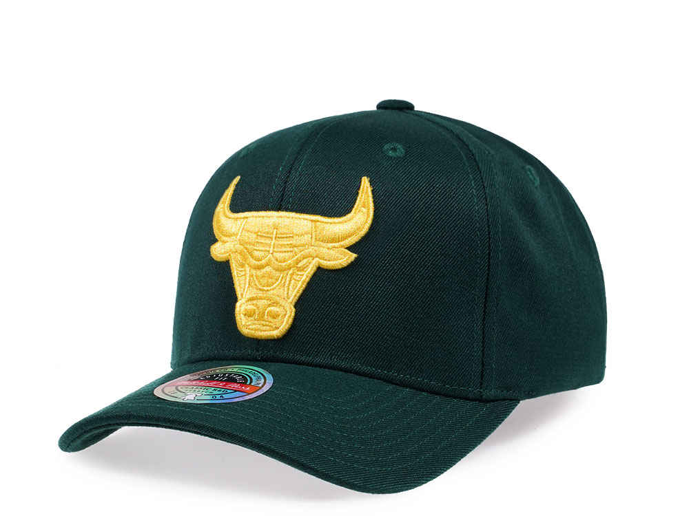 Mitchell & Ness Chicago Bulls Green Lime Red Line Flex Snapback Casquette