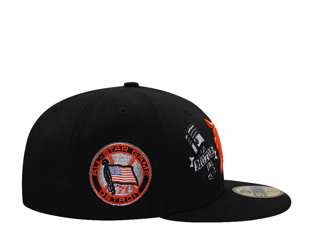 New Era Detroit Tigers All Star Game 1971 Motor City Black Prime Edition 59Fifty Fitted Casquette