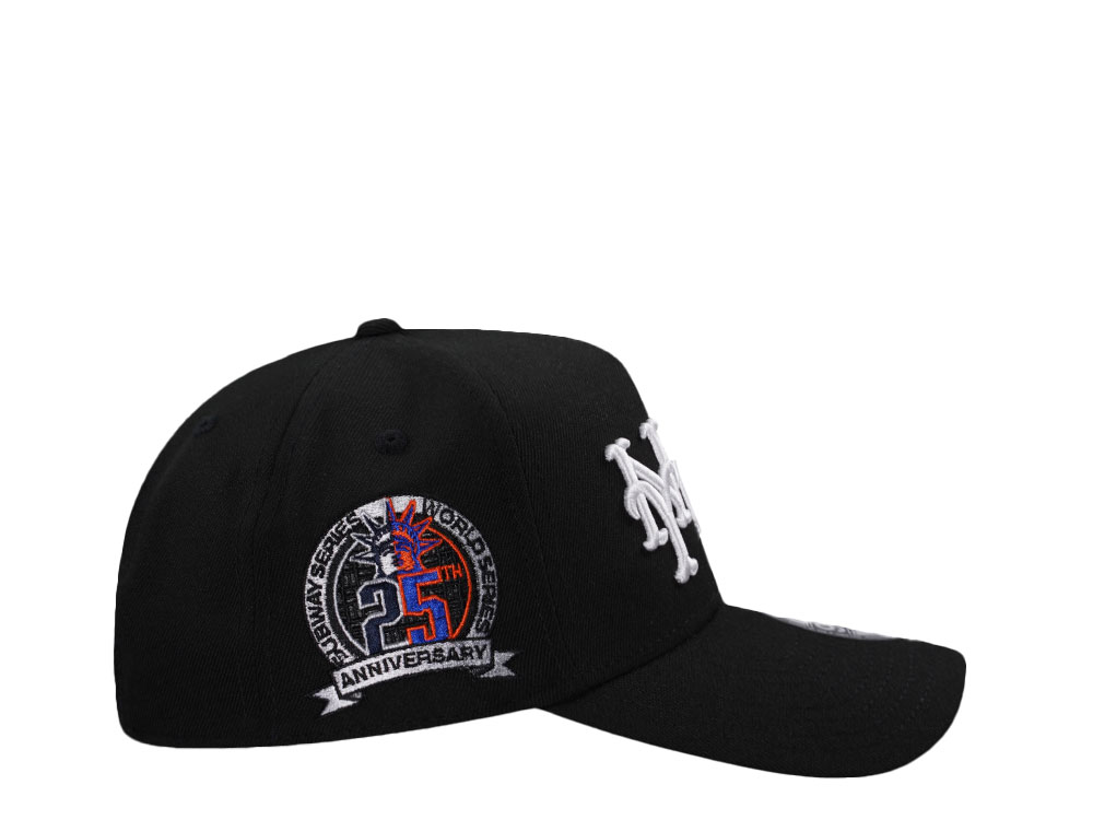 New Era New York Subway Series 25th Anniversary Black Edition 9Forty A Frame Snapback Casquette