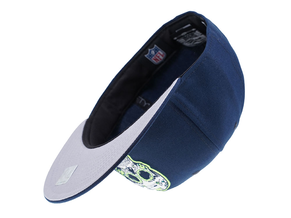 New Era Seattle Seahawks Skull Edition 59Fifty Fitted Casquette