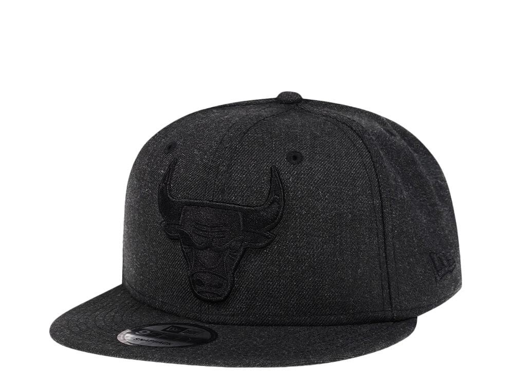New Era Chicago Bulls Heather Black Edition 9Fifty Snapback Casquette