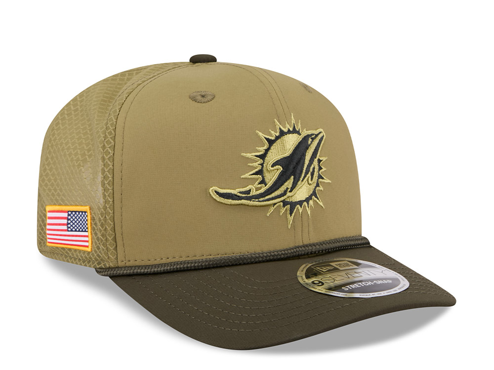 New Era Miami Dolphins Salute To Service 2025 9Seventy Snapback Casquette