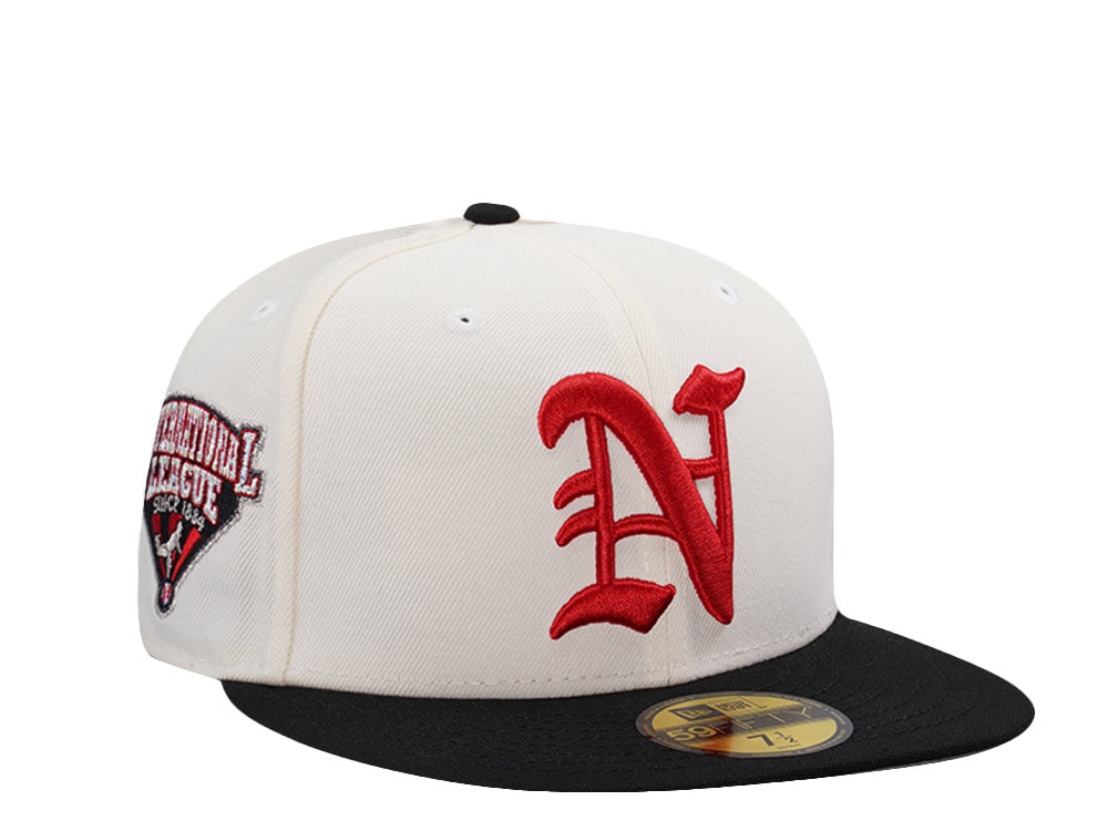 New Era Norfolk Tides International League Chrome Two Tone Horror Edition 59Fifty Fitted Casquette