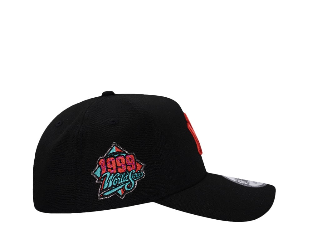 New Era New York Yankees World Series 1999 Lava Black Prime Edition 9Forty A Frame Snapback Casquette