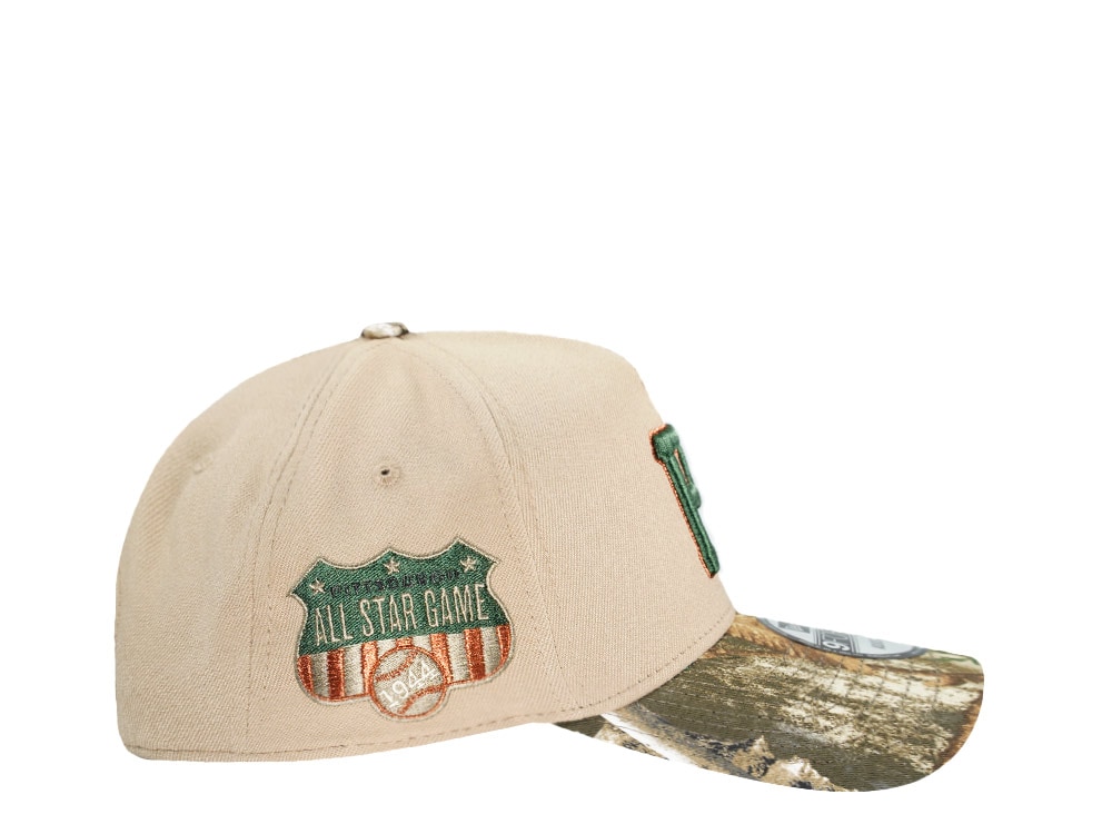 New Era Pittsburgh Pirates All Star Game 1944 Camel Realtree Edition 9Forty Snapback Casquette
